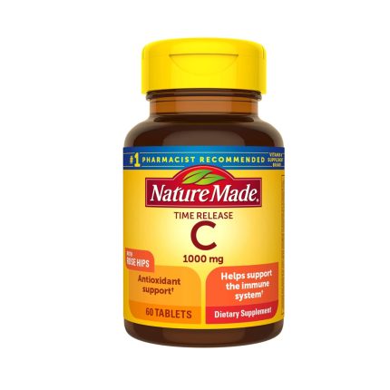 Nature Made Vitamin C 1000 mg Time Release Tablets with Rose Hips